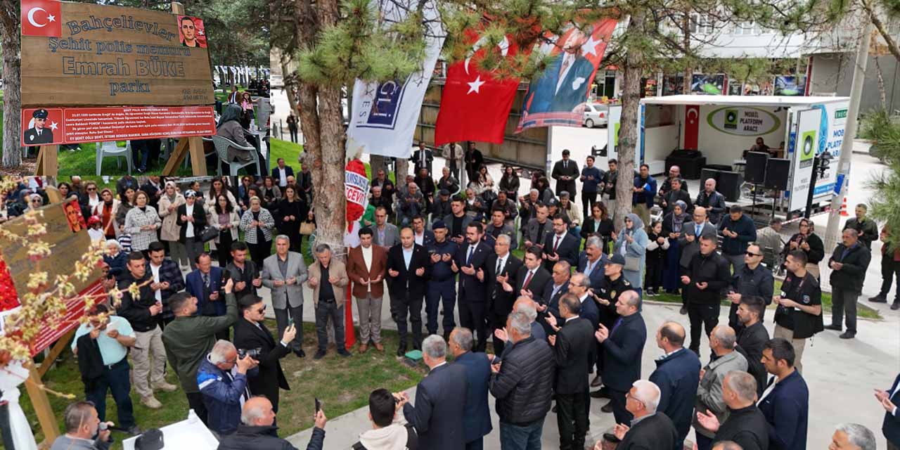 Şehit Polisin İsmi Parkta Yaşatılacak