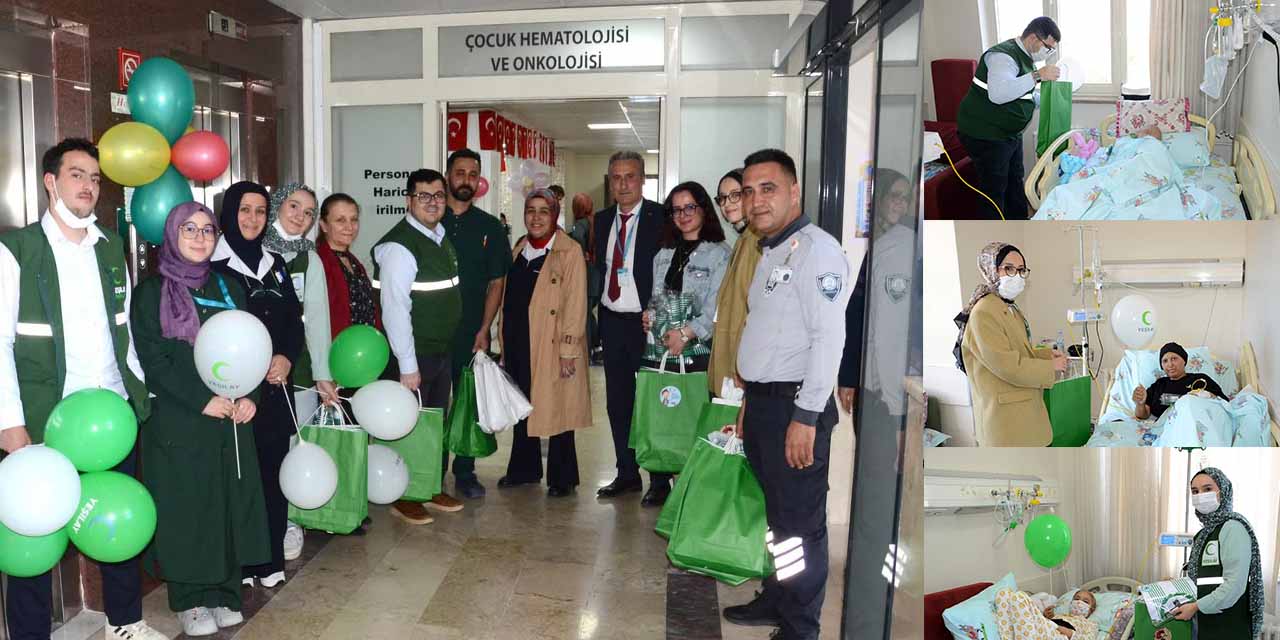 Yeşilay Konya, Hastanede Tedavi Gören Çocukları Unutmadı!