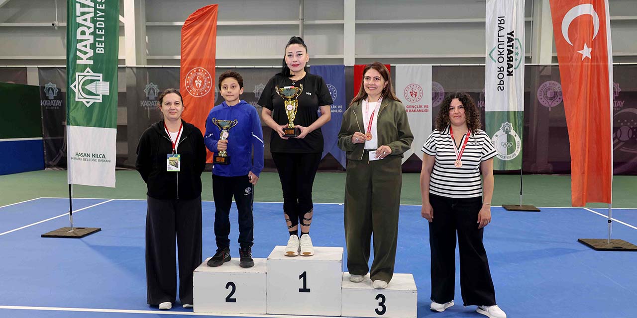 Tenis Turnuvası Konya İl Birinciliği Tamamlandı