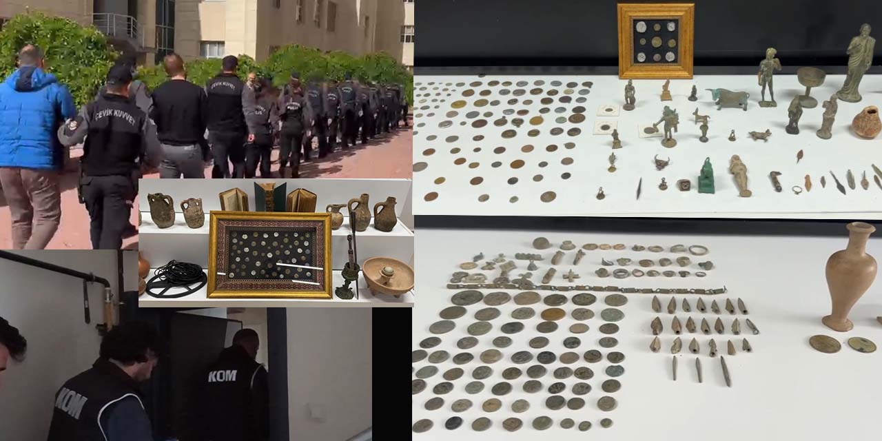 Konya Merkezli 9 İlde Eş Zamanlı Tarihi Eser Kaçakçılığı Operasyonu: 27 Gözaltı