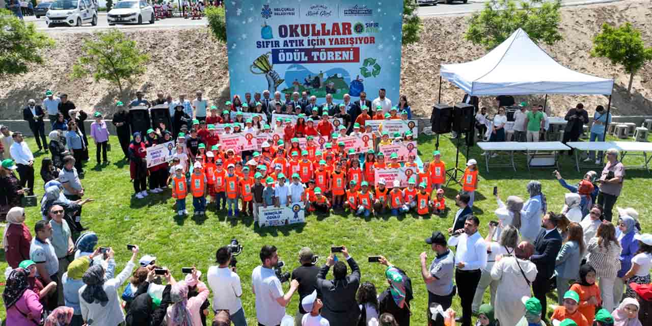 “Sıfır Atık İçin” Yarışmasında Başarılı Olan Okullar Ödüllerini Aldı