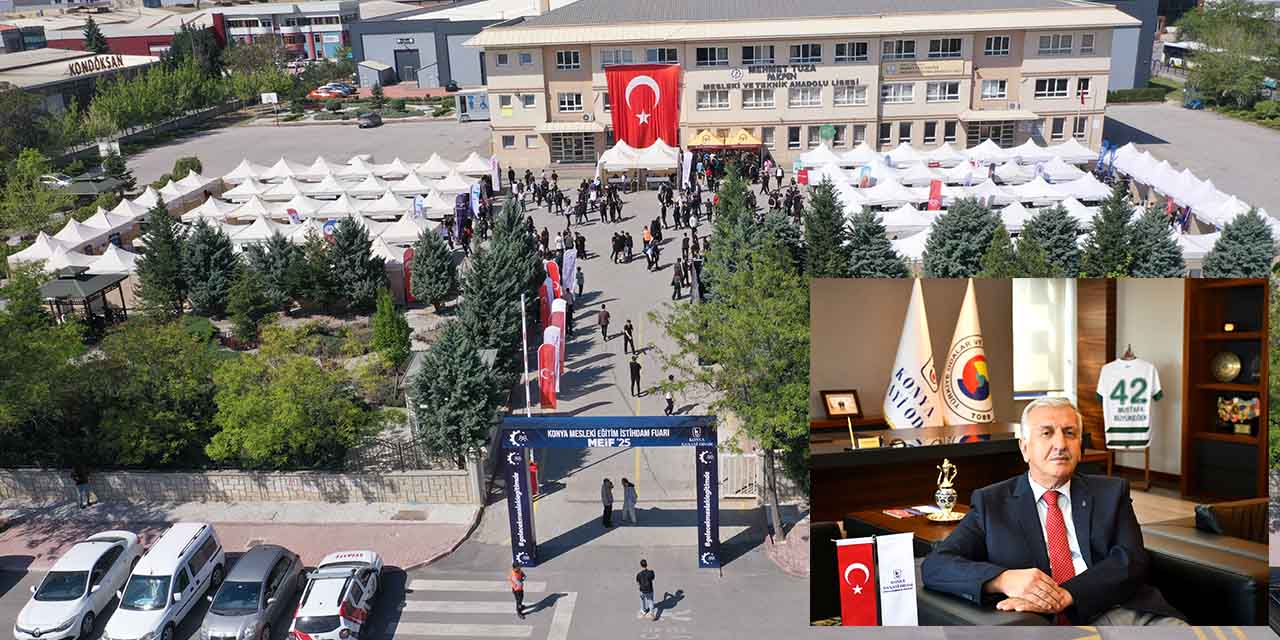 Konya Mesleki Eğitim İstihdam Fuarı İçin Geri Sayım Başladı