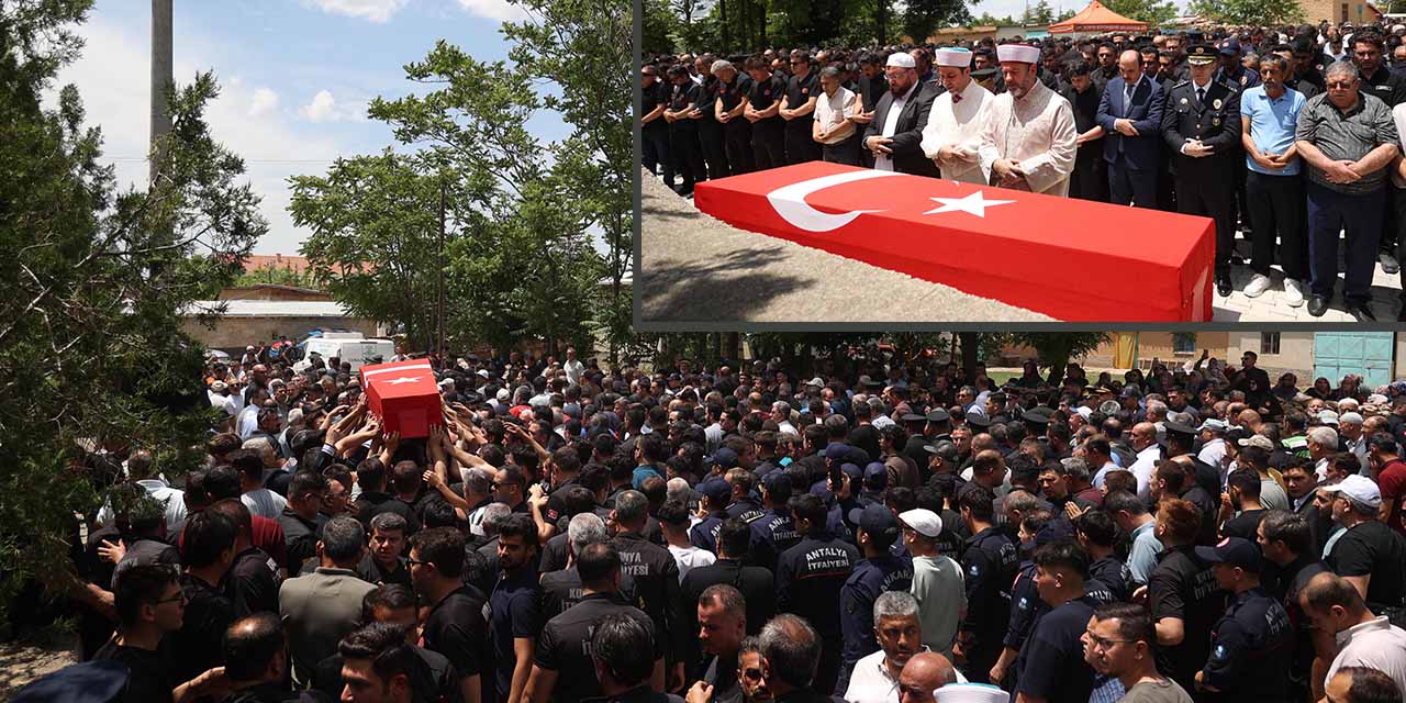 Şehit İtfaiye Eri Mehmet Tekeli Dualarla Son Yolculuğuna Uğurlandı