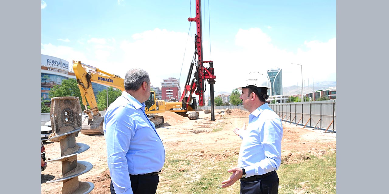 Başkan Altay: “Konya Tarihine Geçecek Altyapı Yatırımlarımız Kesintisiz Devam Ediyor”