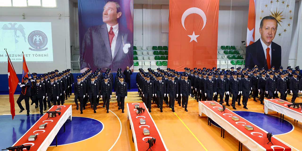 Konya’da 169 Polis Memuru Aday Mezuniyet Sevinci Yaşadı