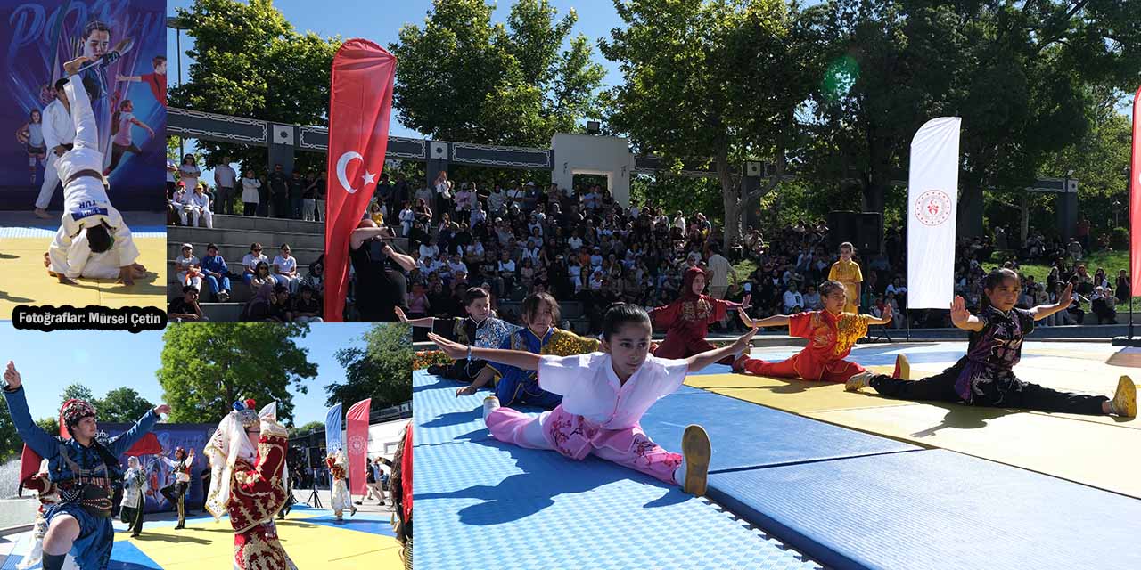 Spor Okulları’ndan Nefes Kesen Gösterili Açılış
