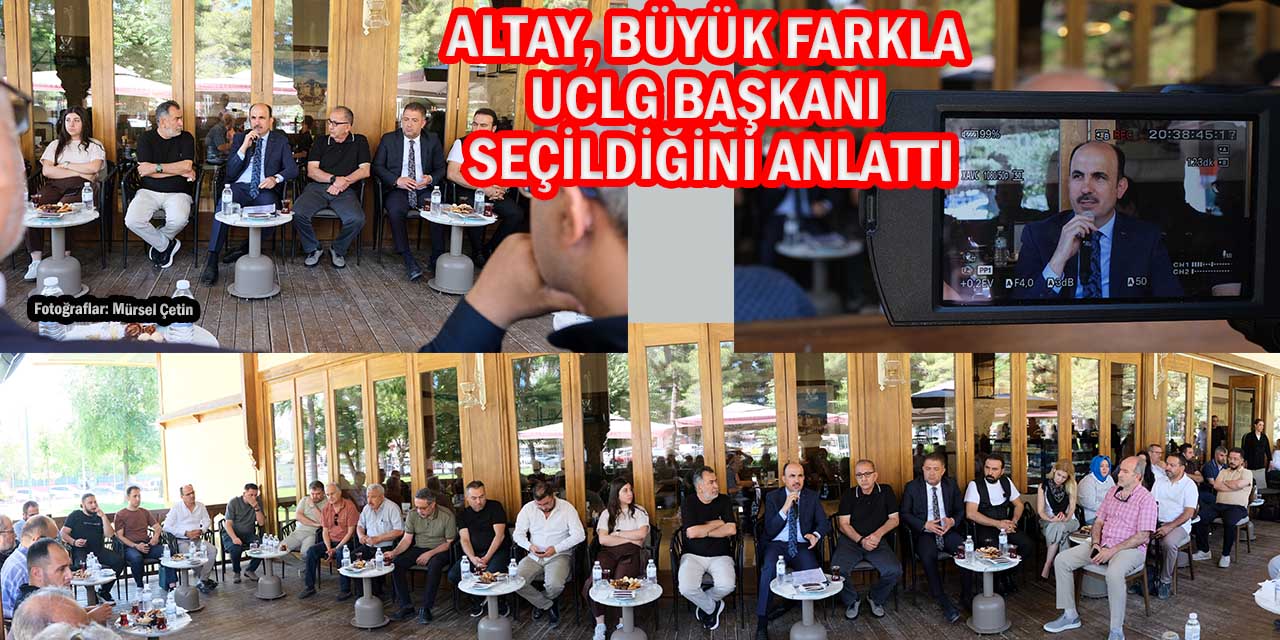 Başkan Altay: “Cumhurbaşkanımızın İzinde Ülkemizi Temsil Etmek İçin Bir Yola Çıktık”