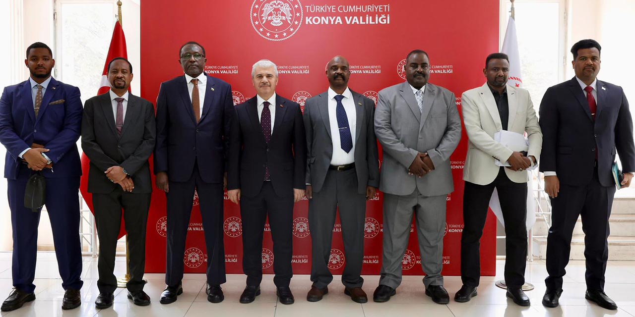 Sudan Heyeti’nden Konya Valisi Akın’a Ziyaret