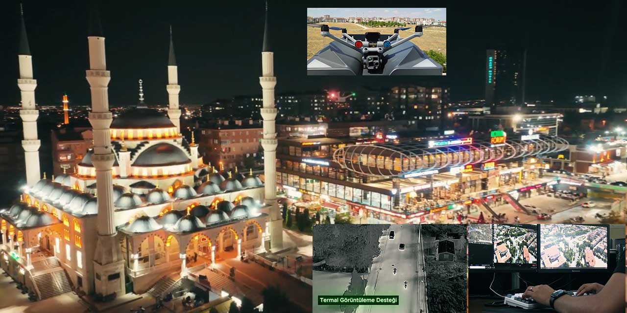 Türkiye’de İlk olan Gökmen, Konya’da Polisin Gökyüzündeki Gözü Oldu
