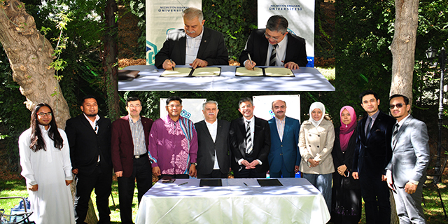 NEÜ ve Sultan Zeynel Abidin Üniversitesi arasında iş birliği