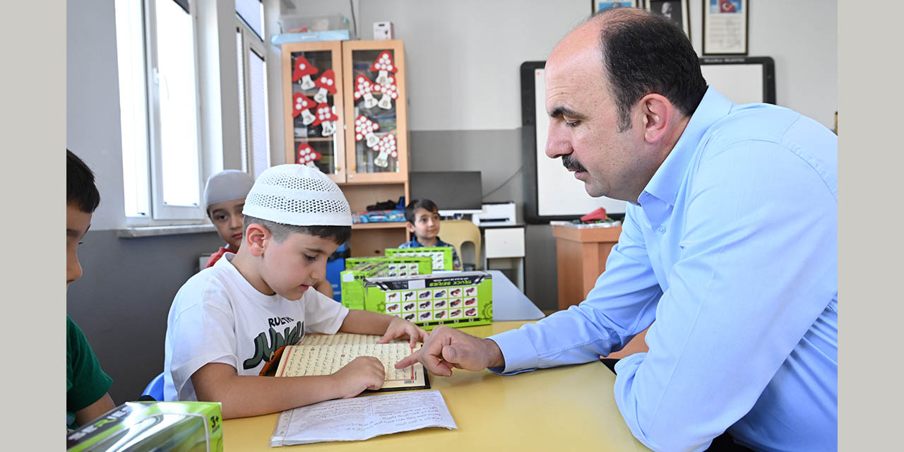 Başkan Altay’dan Kur’an Kursu Öğrencilerine Ziyaret