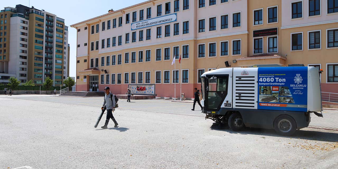Selçuklu’da Tüm Okullarda Yeni Eğitim Yılı Hazırlığı