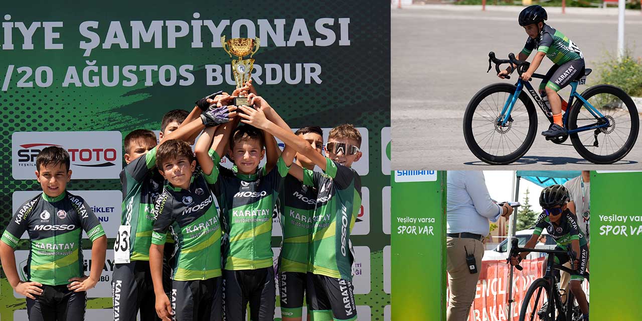 Karatay Belediyesporlu Pedallar Türkiye Şampiyonu Oldu