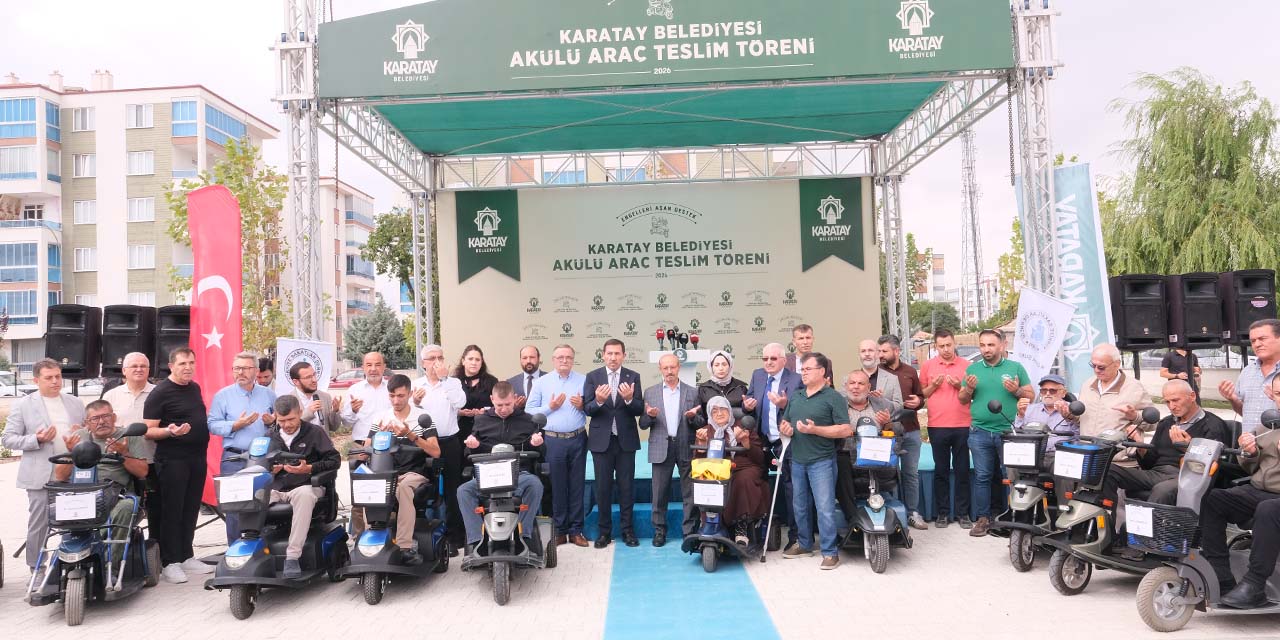 Karatay’da Yüzleri Güldüren Tören: 80 Akülü Araç Sahiplerine Teslim Edildi