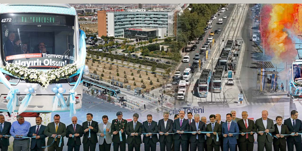 Konya’da Tarihi Gün: Adliye-Şehir Hastanesi Tramvay Hattı Açıldı