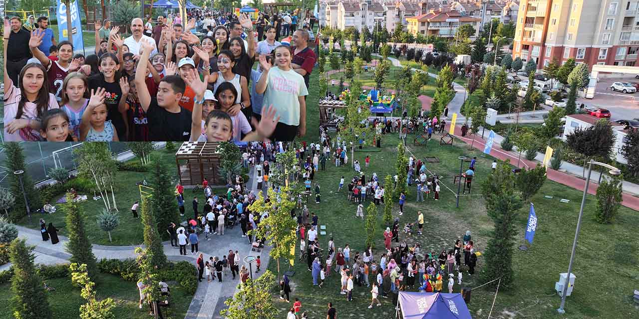 Konya'nın Parkları 60 Gün Boyunca Çocukların Neşesiyle Şenlendi
