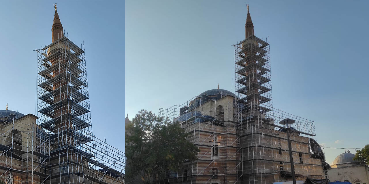 Şerafettin Camii’nin Restorasyonu Devam Ediyor