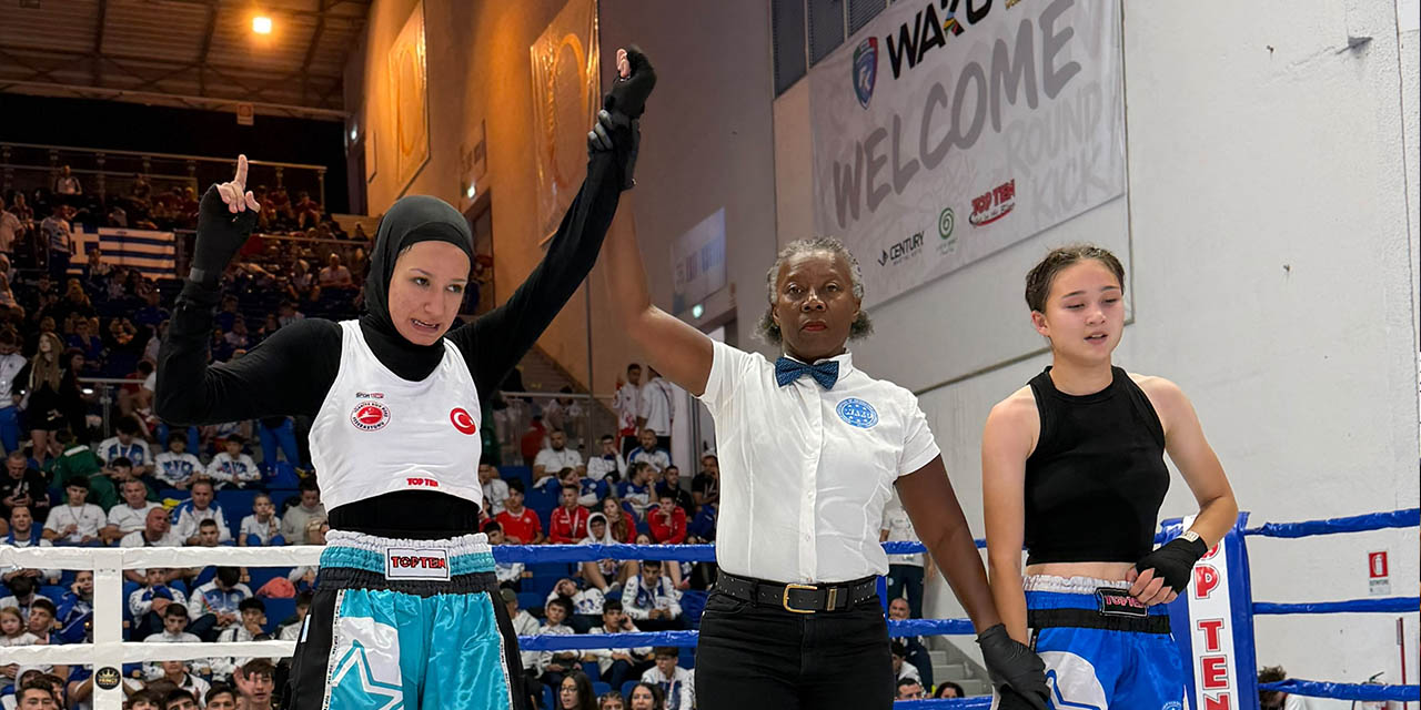 Meryem Uysal, Kick Boksta Dünya 3’üncüsü Oldu