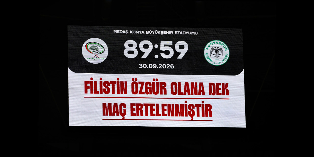 Konya’da Bir İlk Yaşandı: “Bu Maç Ertelenmiştir”