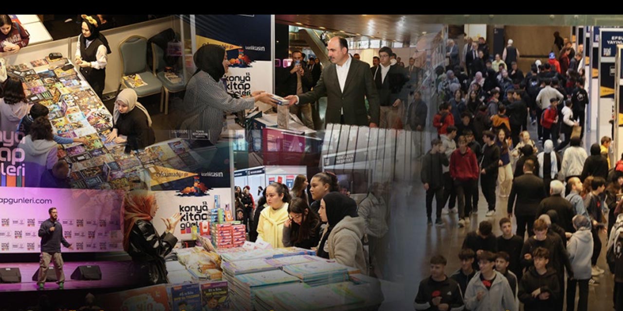 Konya Kitap Günleri Her Yaştan Kitapsevere Kapılarını Açtı