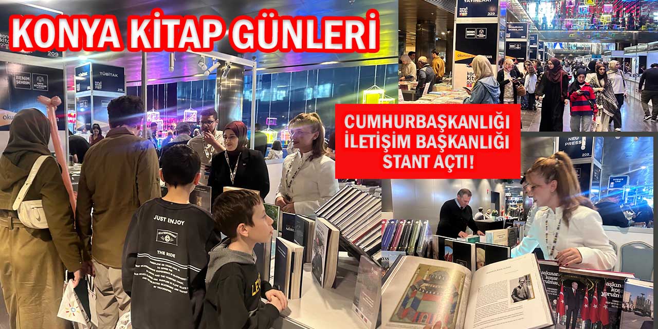 İletişim Başkanlığı, Konya Kitap Günleri'nde Stant Açtı!
