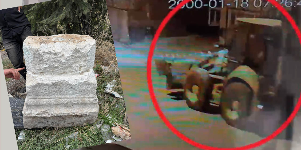 Roma Dönemine Ait Heykeli Kepçeyle Çaldılar!