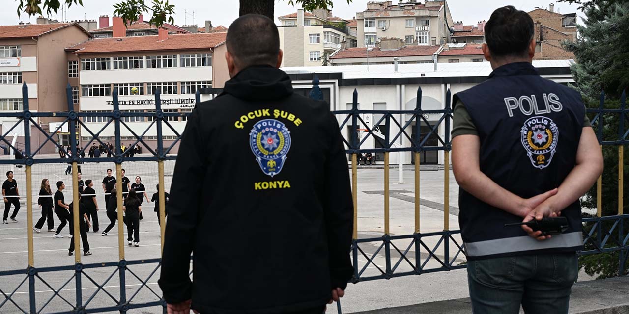 Konya Polisinden Okul Çevrelerinde Sıkı Denetim! 25 bin 528 Kişi Sorgulandı!
