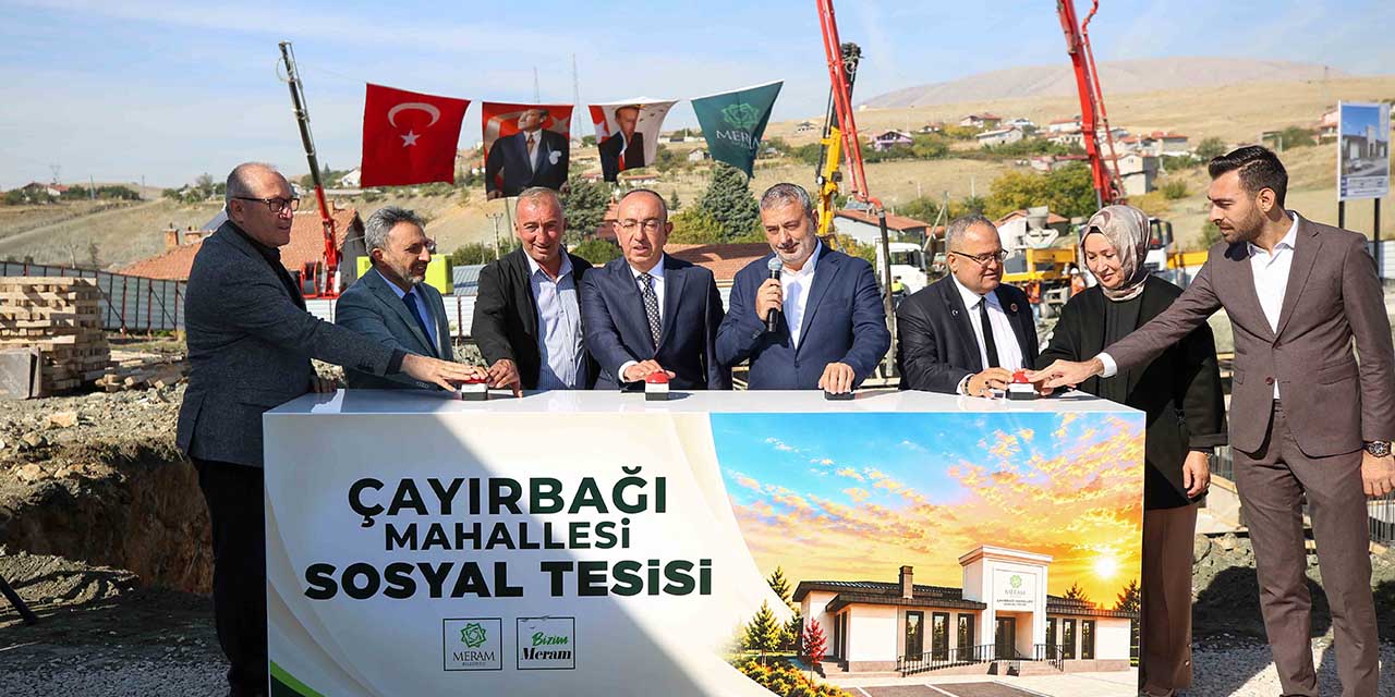 Çayırbağı’na Modern Sosyal Tesis İçin İlk Harç Atıldı