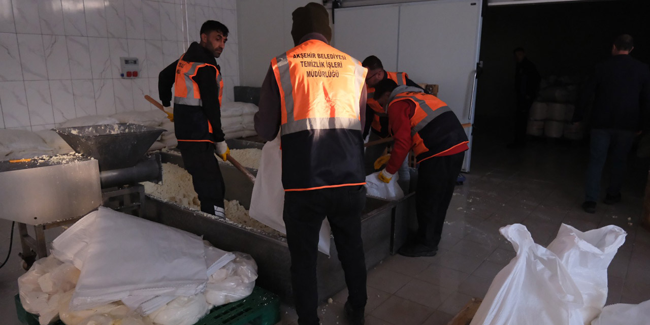 9 Ton Peynir İmha Edildi!
