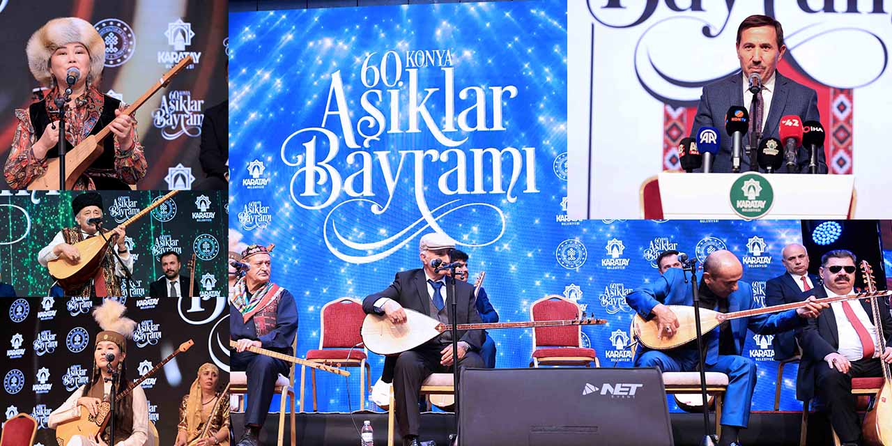 Konya Aşıklar Bayramı’nda Sazın Ve Sözün Coşkusu Yaşandı