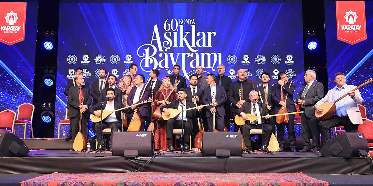 60. Konya Âşıklar Bayramı Muhteşem Finalle Taçlandı