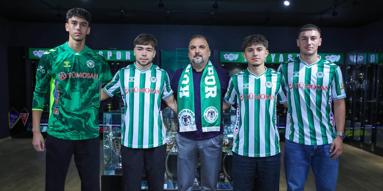 Konyaspor Akademi’den Yetişen Futbolcularla Profesyonel Sözleşme İmzaladı