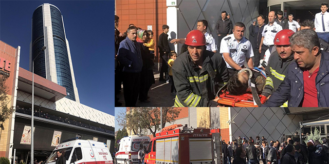 42 Katlı İş Merkezinin Son Katından Kendini Aşağı Bıraktı