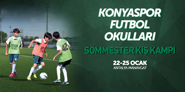 Konyaspor Futbol Okulları’ndan Sömestr Kış Kampı Projesi