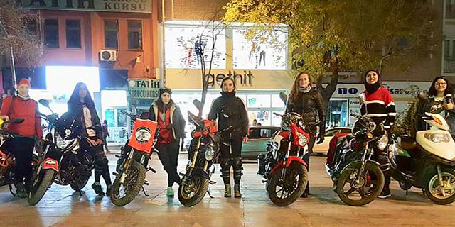 Kadın Motosikletçiler "Çocuk İstismarına Dur" Diyecek