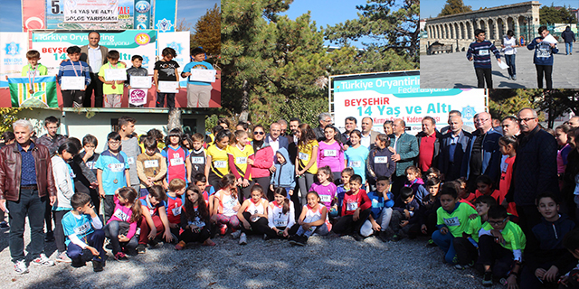 Beyşehir’de oryantiring yarışları heyecanı