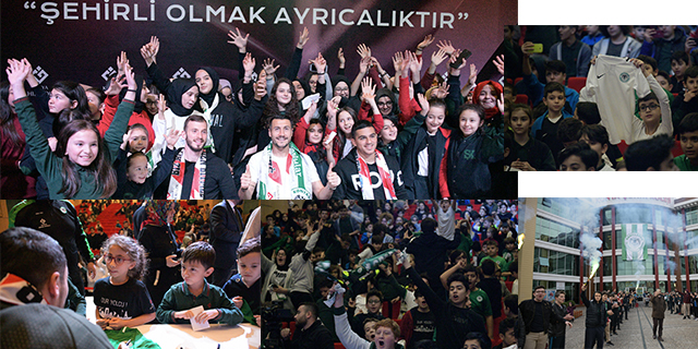 Konyasporlu Futbolcular İmza Gününde Öğrencilerle Buluştu