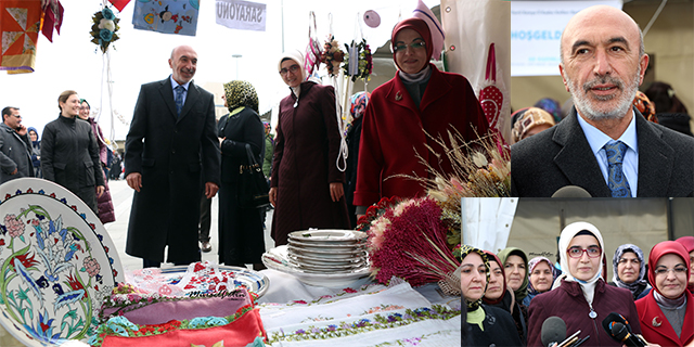 “Yerli Üretip Yerli Tüketmeyi Tercih Eden Kadınlar” Kermes Açtı