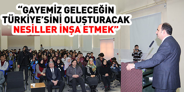 Başkan Altay: “Gayemiz Geleceğin Türkiye’sini Oluşturacak Nesiller İnşa Etmek”