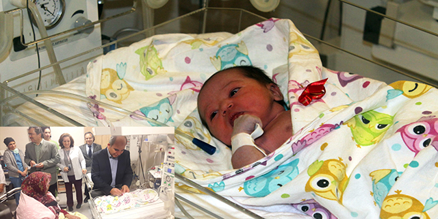 Konya’da Yeni Yılın İlk Bebeği Kız Dünyaya Geldi