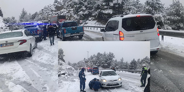 Konya-Antalya Karayolu Yoğun Kar Yağışı Nedeniyle Ulaşıma Kapandı