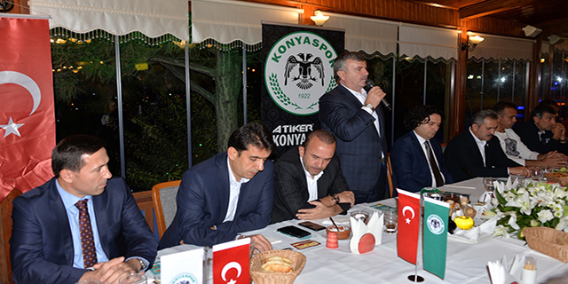 Konyaspor’a birlik, beraberlik, dayanışma ve moral yemeği