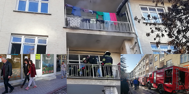 Prizde Takılı Unutulan Ütü Öğrenci Evini Yaktı