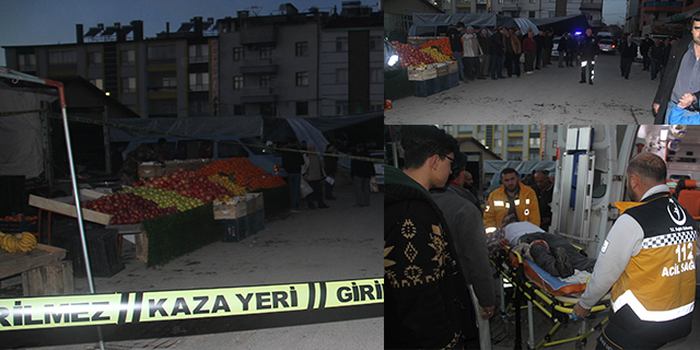 Pazar Yerinde Bıçaklı Kavga: 3 Yaralı