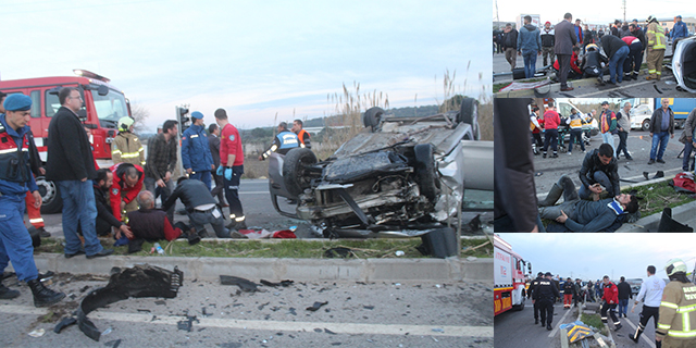 Trafik Kazasında Can Pazarı: 8 Yaralı