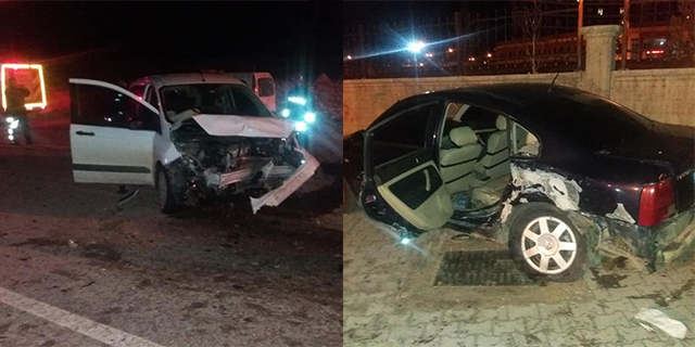 İki Ayrı Trafik Kazasında 7 Kişi Yaralandı