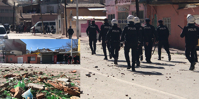 İki Ailenin Taşlı Kavgasına Polis Müdahale Etti