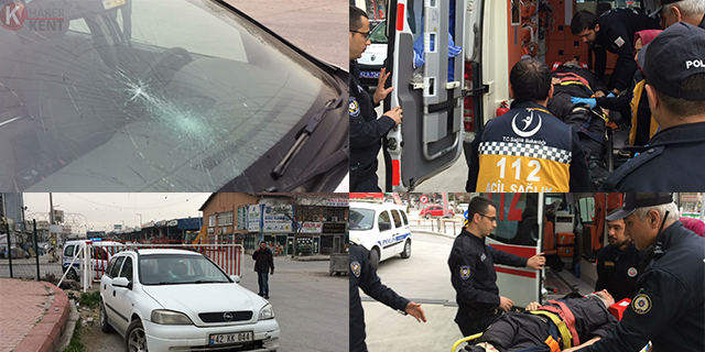 Gelen Anons Üzerine Araç Durdurmak İçin Yola Çıkan Polise Otomobil Çarptı