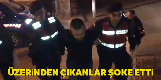 Bu kez kaçamadı, üzerinden çıkanlar şoke etti