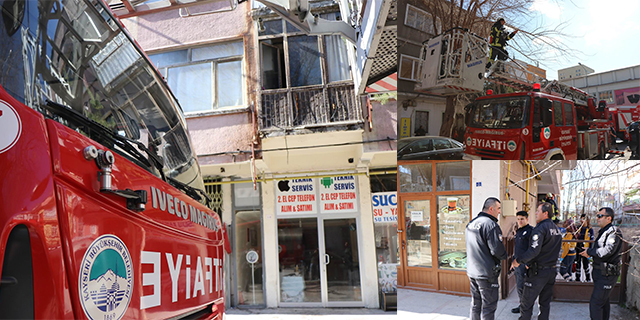 Kocasına kızıp evi ateşe verdi